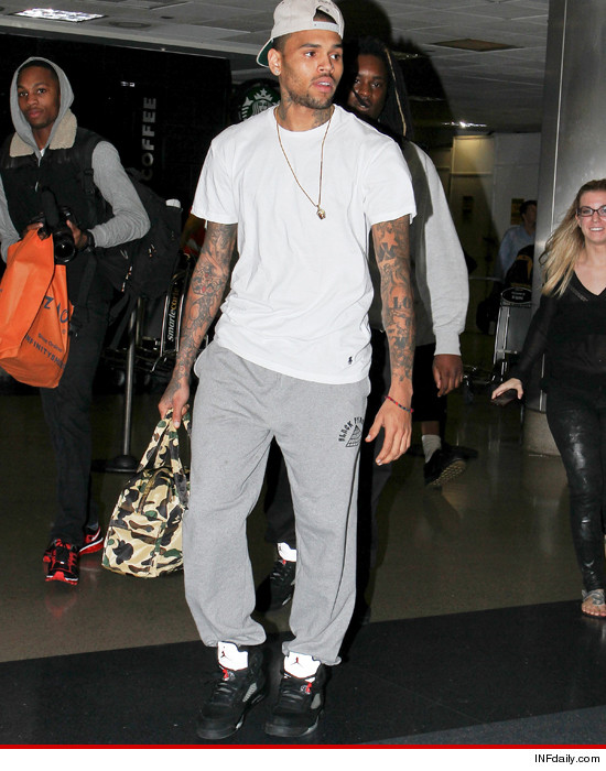 chris brown joggers